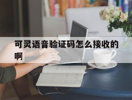 可灵语音验证码怎么接收的啊